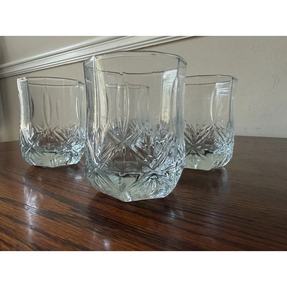 Cristal D’arques Ashley Set Of 4 Old Fashion Whiskey Glasses /Rocks